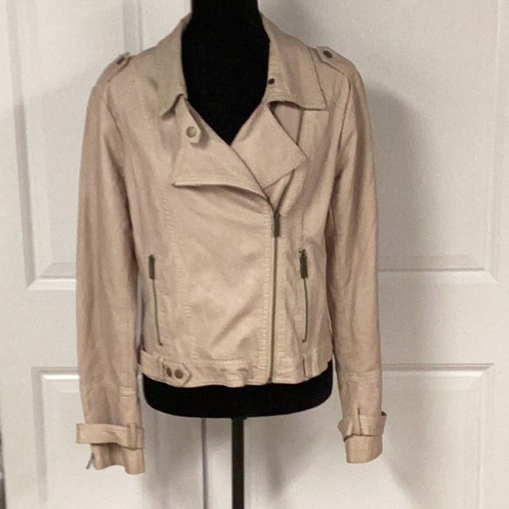 New York & Company Faux Leather Jacket